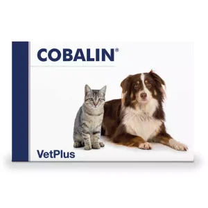 Hond en kat op verpakking Cobalin Plus